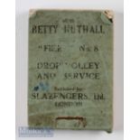 Tennis Flick Book No.8 Miss Betty Nuthall drop Volley and Service c1920s published by Slazenger’s