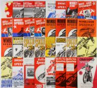 Quantity of 1960s and 1970s Speedway Programmes together with an earlier speedway autograph book