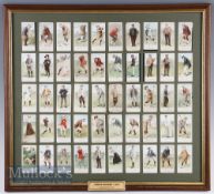 Rare Set of Copes Bros & Co Ltd Cigarette Cards titled ‘Cope’s Golfers’ c1900 complete set of 50/