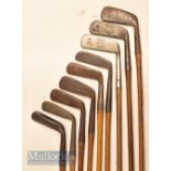 10x various putters – to incl 3x Gem style, Hesketh style by Spalding, others by Gibson Kinghorn,