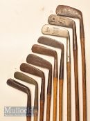 10x various putters – to incl 3x Gem style, Hesketh style by Spalding, others by Gibson Kinghorn,