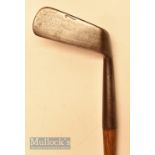 Scarce Tom Stewart Maker St Andrews “Special” heavy bent face blade putter – with the early makers