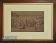 Michael Brown – Life Association “Aberdovey: Ladies Golf Championship 1901” golf print - used for