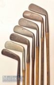 6x Tom Stewart Pipe Mark straight blade and wry neck putters – incl Gem, Anderson Accurate Arrow