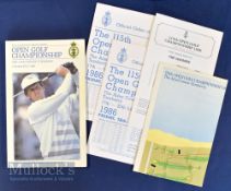 Greg Norman Signed 1986 Open Golf Championship Programme 17th to 20th July signed by the winner to