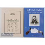 Rare - Kennedy, Patrick – Golf Club Trademarks: American 1898-1930 Book SB with label remnants to