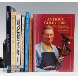 Golf Collecting Reference Books titles including Golf The Great Clubmakers D. Stirk, Pete