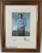 Reed, Ken (signed) - Bobby Jones Open Champion 1926 Print by John A A Berrie with artist’s