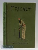 Cricket by William L. Murdoch 1894 first edition, published by George Routledge & Sons, 95 pages