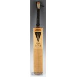 Signed Duncan Fearnley Supreme Cricket Bat – to the face of the bat are 12 signatures of