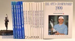 The Open Golf Championship Books 1984 – 1999 all HB with DJs excludes 1998 appears in good overall