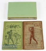 Unique Set – Hutchinson, Horace, G – Hints on The Game of Golf 1886 Book William Blackwood and Sons: