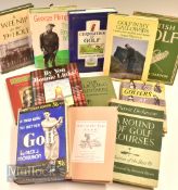 Assorted Golfing Books titles include A Round of Golf Courses 1951, Golfers At Law 1958, A New Way