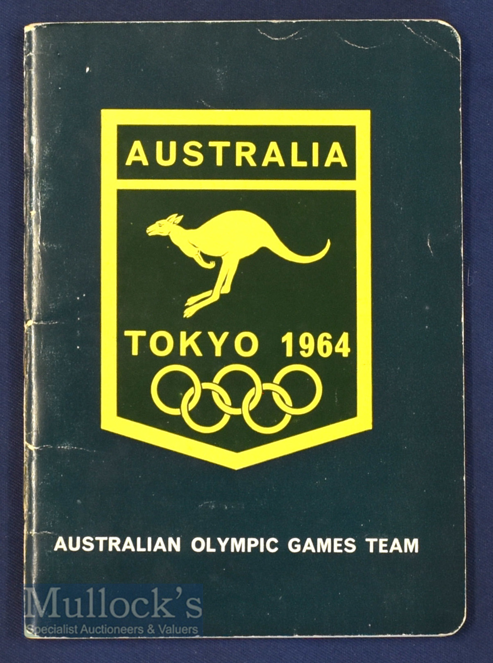 1964 Rare Australian Olympic Team Handbook for Games to held in Tokyo in 1964 - with full team