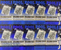 Collection of Poole Speedway Programmes from 1961 to 1973 (29) – 2x 1961 v Cradley Heath and v