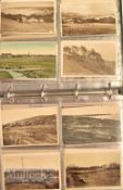 Large quantity of early Golf Postcards including a wide variety of topographical postcards featuring