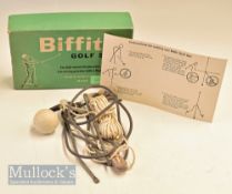 Biffit Golf Set - Golf Practice aid with original green box, ball, two pegs, string and rubber,