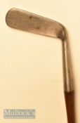 Scarce Tom Stewart “The Citizen” thick heavy wide sole blade putter with the original vertical