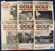 1950s Golf Monthly Magazine Selection to include 1953 Sept, Dec, 1954 Nov, 1957 Oct, Nov, Dec,