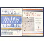 1966 & 1971 New Zealand v England First Cricket Test Match programmes (2) both played at Lancaster