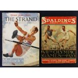 1920 Antwerp and 1948 London Olympics Publications (2) – Spaldings “Red Cover” series Olympic