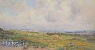 HEARD, HUGH PERCY - RBA, RA, Walker Gallery – (1866-1940) Royal North Devon Golf Course – large