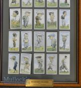 Set of W A & A C Churchman’s Golfing Cigarette Cards c1931 titled ‘Prominent Golfers’ 50/50 –