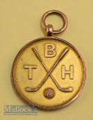 1919 Irish 9ct gold winners golf medal – engraved on the reverse “Won By W D Robertson - Dublin-