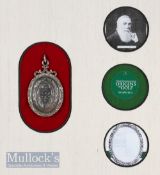 Extremely Rare 1828 Bruntsfield Links Friendly Golfing Society Edinburgh Scottish Silver Medal