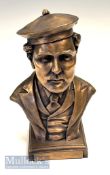 Young Tom Morris Bronze resin bust – with engraved plaque “Young Tom Morris 1851 – 1875” – with