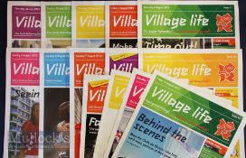 2012 London Olympics Village Life Olympic Village Daily Magazines (13) issues 2,5 and 9 to 20, all