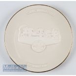 Bill Waugh Royal St George 1993 Open Golf Championship Plate with matt relief design of Royal St