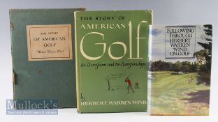 Wind, Herbert, Warren (signed) - The Story of American Golf – Its Champion and Championships 1st