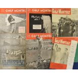 1948 -1951 Golf Monthly original magazines to include 1948 Feb, Aug, (poor), Sep (poor), Dec, 1949