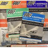 1956 Golf in Australia National Golf Magazine to include Jan, Feb, Mar, Apr, May, June, Aug, Oct –