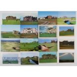 Collection of St Andrews Golf Club Postcards various examples, modern colourmaster examples,