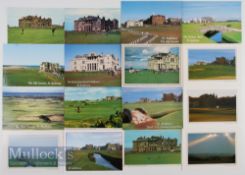 Collection of St Andrews Golf Club Postcards various examples, modern colourmaster examples,