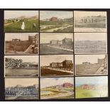 Collection of St Andrews Golfing postcards covering the period from early 1900s to the late 20th c –