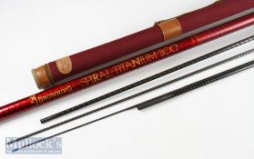 Browning Spiral Titanium 1100 11m pole with original cordura case, Titanium 1100 red two top 3’s,