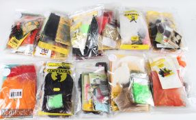 Mixed Selection of Fly Tying Materials – incl feathers, wool and thread, most appears unused in