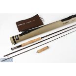 Grey’s Greyflex M2 fly rod 10ft 3pc 7/8 line with 4ins extension butt, light use in MCB and