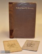 Woolley, Roger – “Modern Trout Fly Dressing” London 1939 2nd edition with dressings of over 400