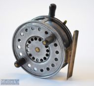 Early Pre Production Wallace Watson Silex style alloy casting reel (pre Patent/Factory model?) -