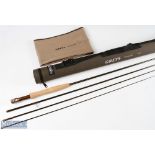 Fine Grey’s Streamflex carbon fly rod 10ft 4pc line 3, appears unused with MCB and cordura tube