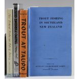 4x New Zealand Fishing Books – Hintz, O. S. “Trout at Taupo” 1955 1st edition, Kemsley, Gary “