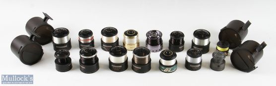 Selection of various Spare Spools for Shimano spinning reels, Quantum, plus Preston Innovations