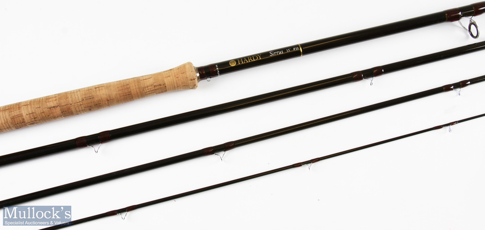 Hardy Bros Sirrus Salmon carbon fly rod 15ft 4pc line 10#, light use in MCB and cordura tube - Image 2 of 2