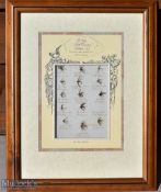 2x Framed Fishing Fly Displays – North County Collection - each containing 15 flies in decorative