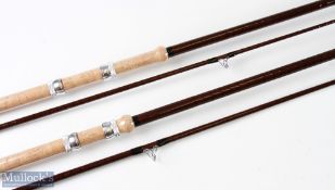 2x Old School Roger Surgay ltd ed Signature Series 12ft Carp rods 2pc, ltd edition only 250 made,