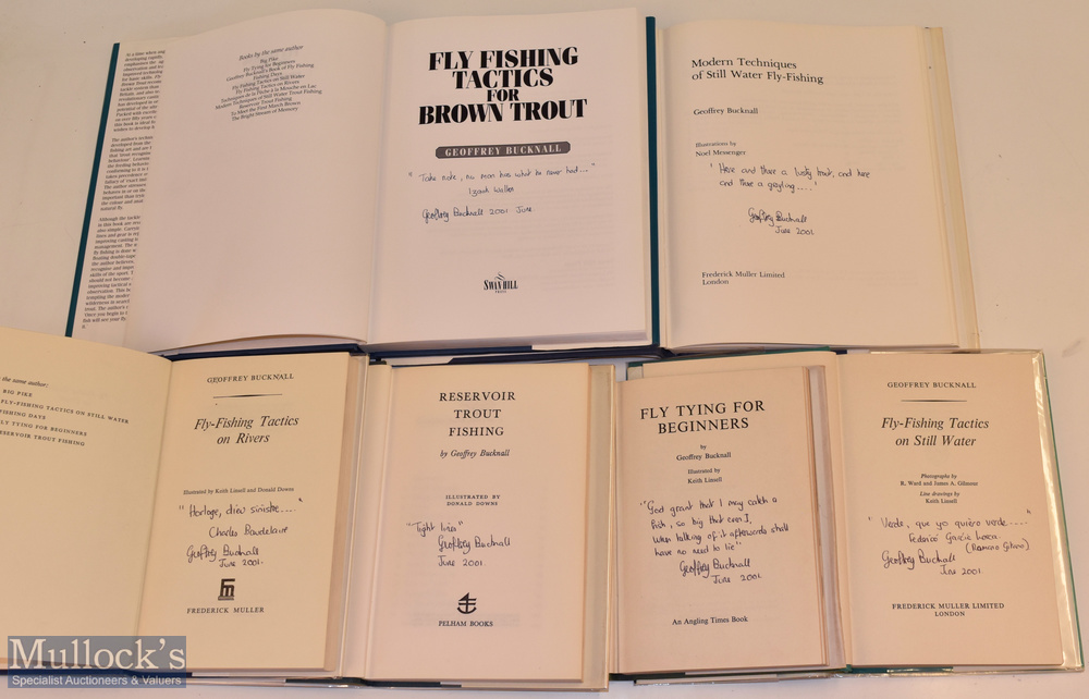 Bucknall, George (Signed) Fishing Books to include Fly-fishing tactics on still water, Fly-fishing - Image 3 of 3